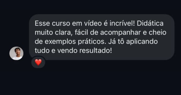 Depoimento real de aluno